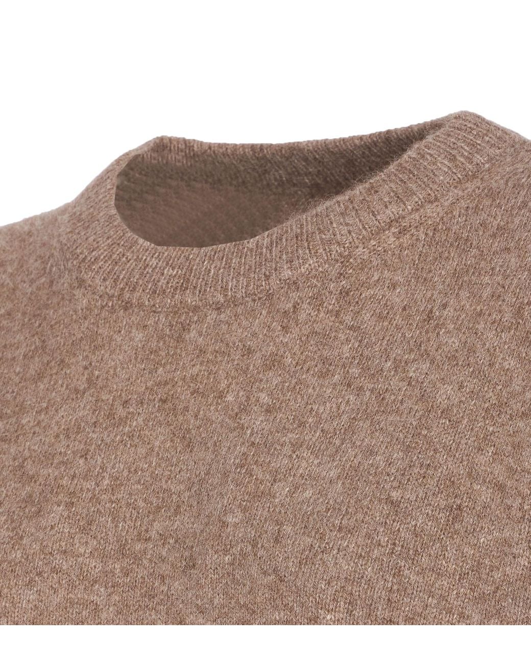 Loulou de Saison Brown Tristan Ribbed Sweater