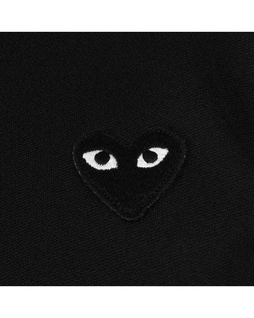 COMME DES GARÇONS PLAY Black Logo Sweater for men