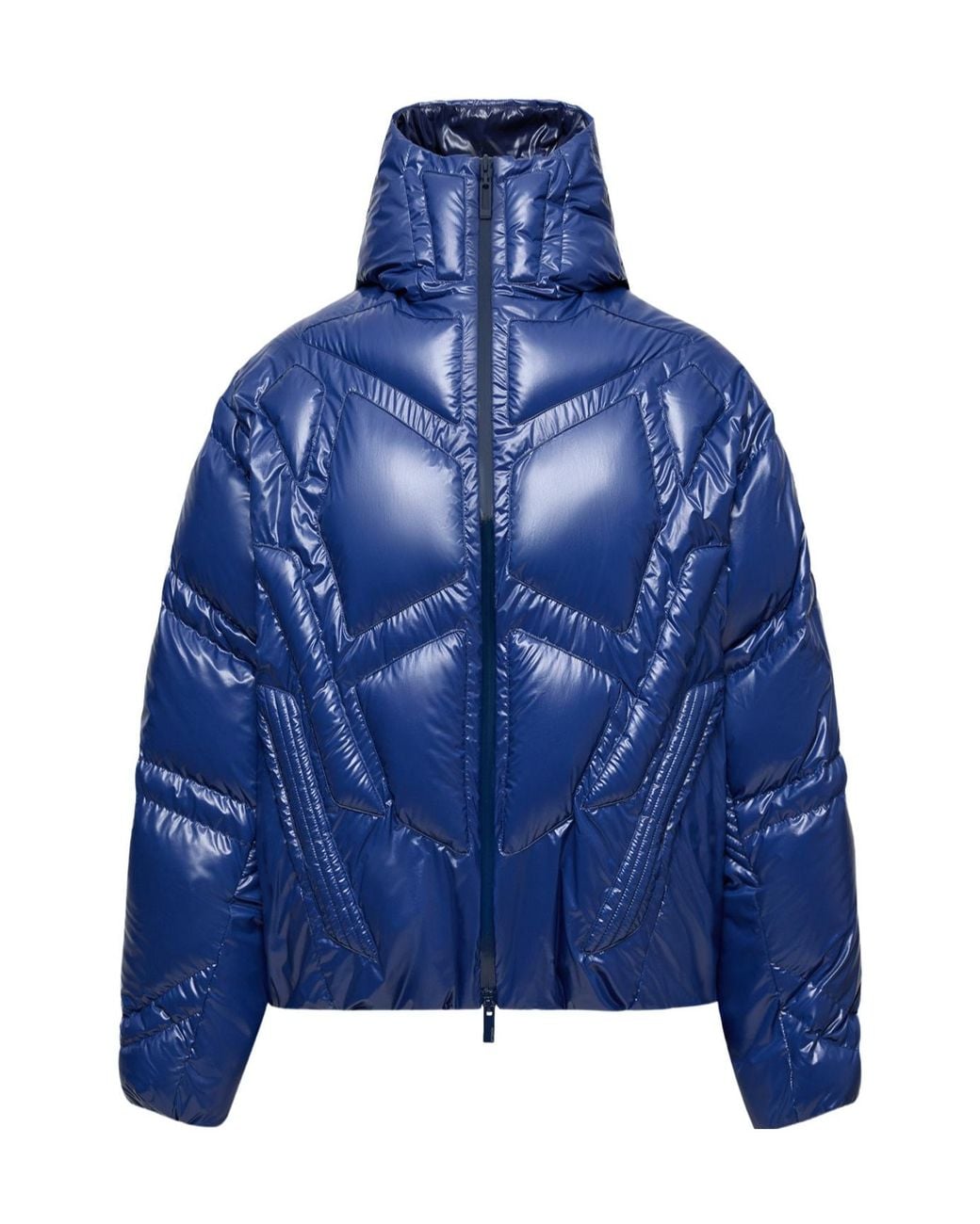 Moncler Blue Long-Sleeved Down Jacket for men