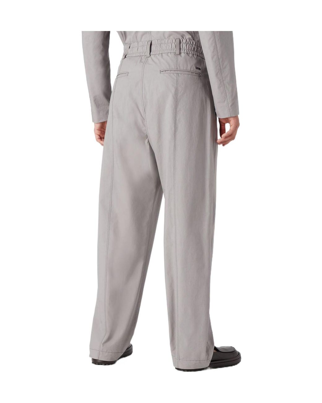 Emporio Armani Gray Casual Trousers for men
