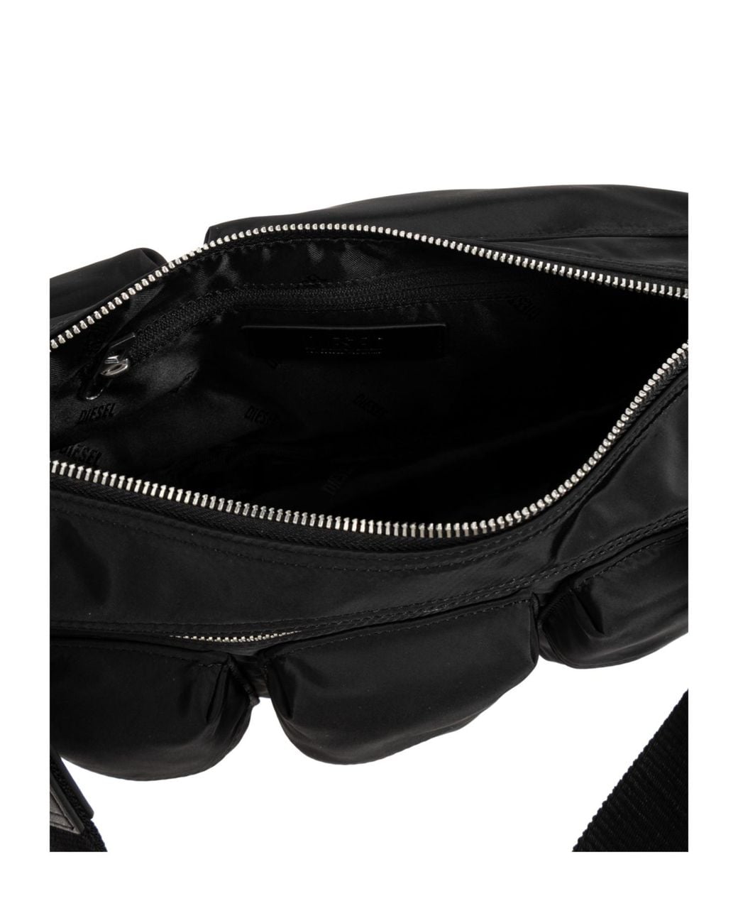 DIESEL Black Multi-Pkts Shoulder Bag for men