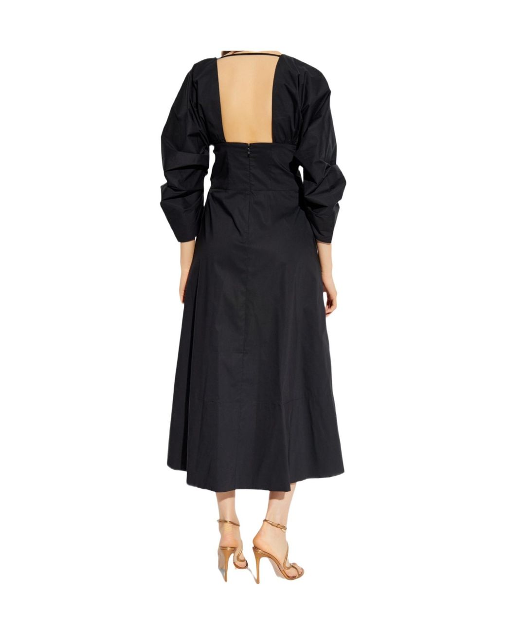 Cult Gaia Black Long Sleeve Dress