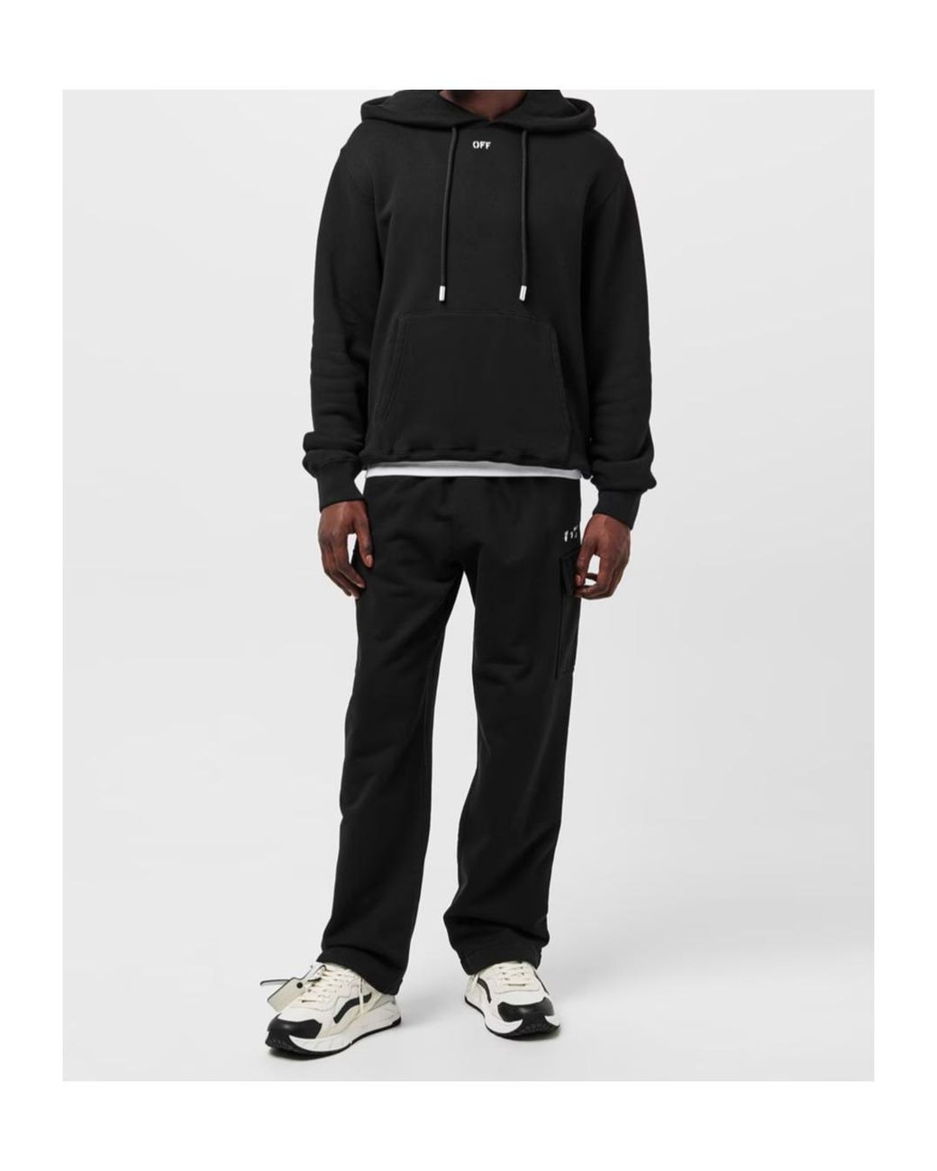 Off-White c/o Virgil Abloh Black Logo Hoodie for men