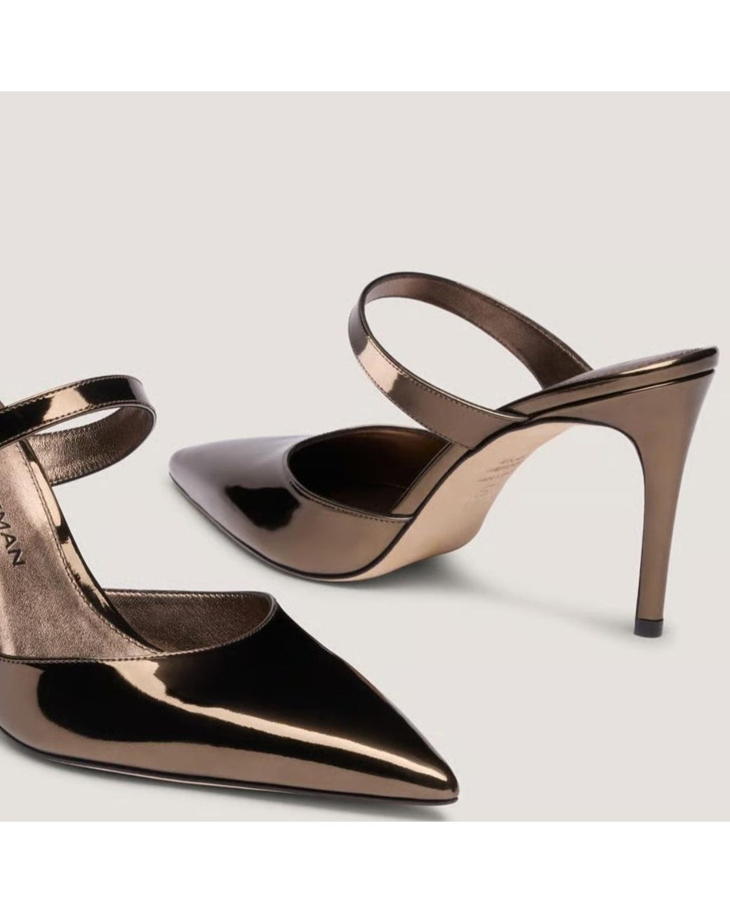 Stuart Weitzman Brown Stuart Power Mule 85