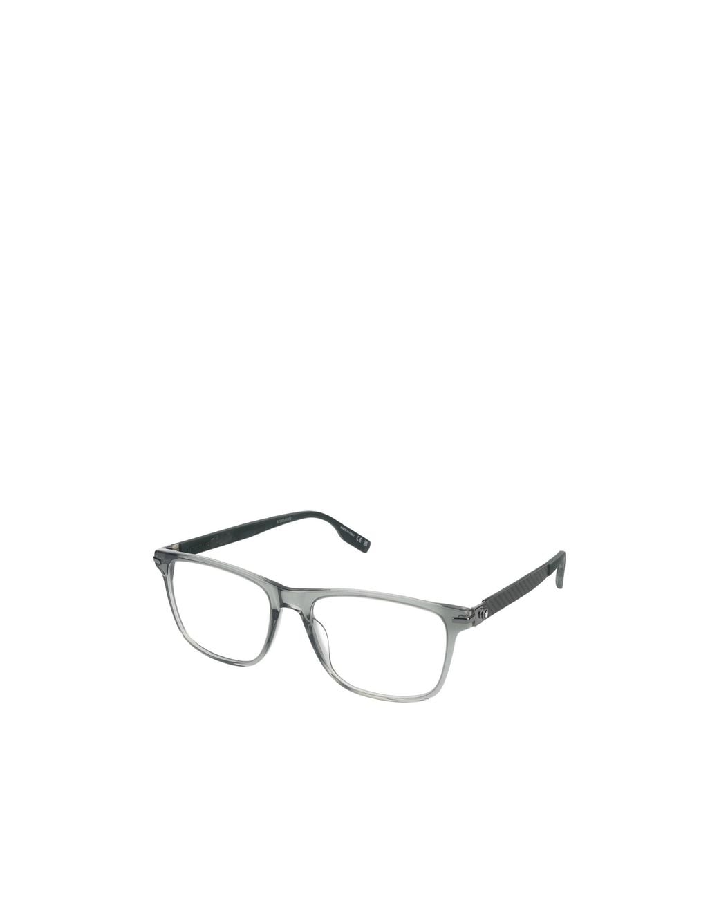 Montblanc White Eyewear Square Frame Glasses for men