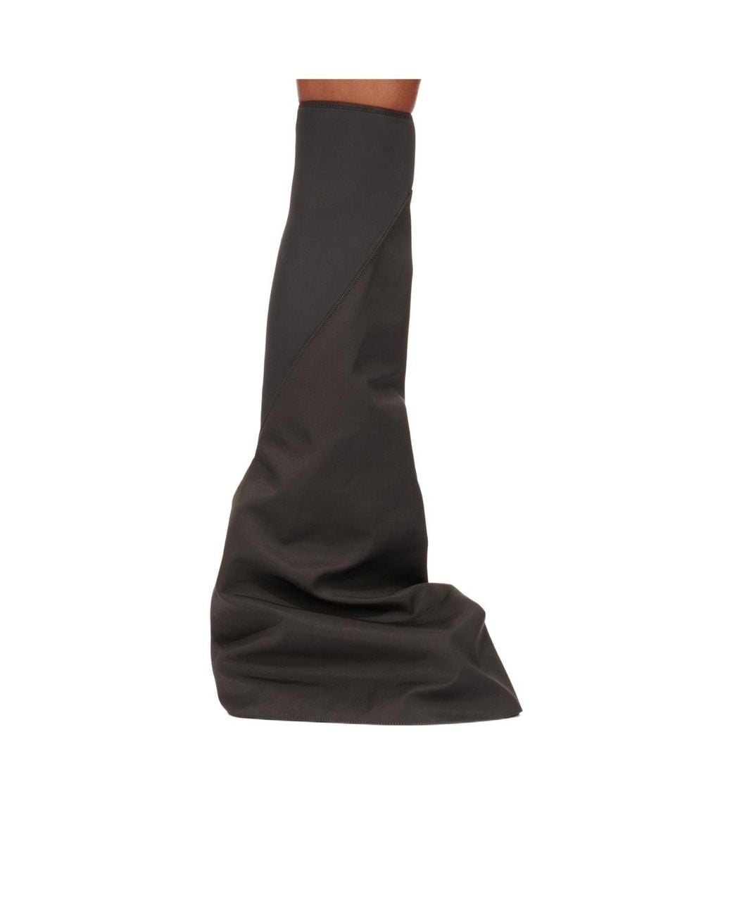 Rick Owens Black Foldable Design Boots