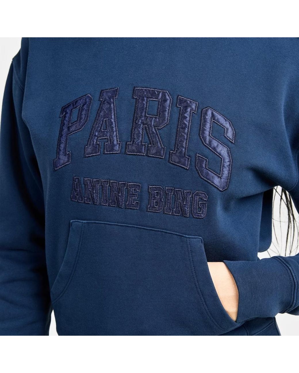 Anine Bing Blue Debbie Hoodie