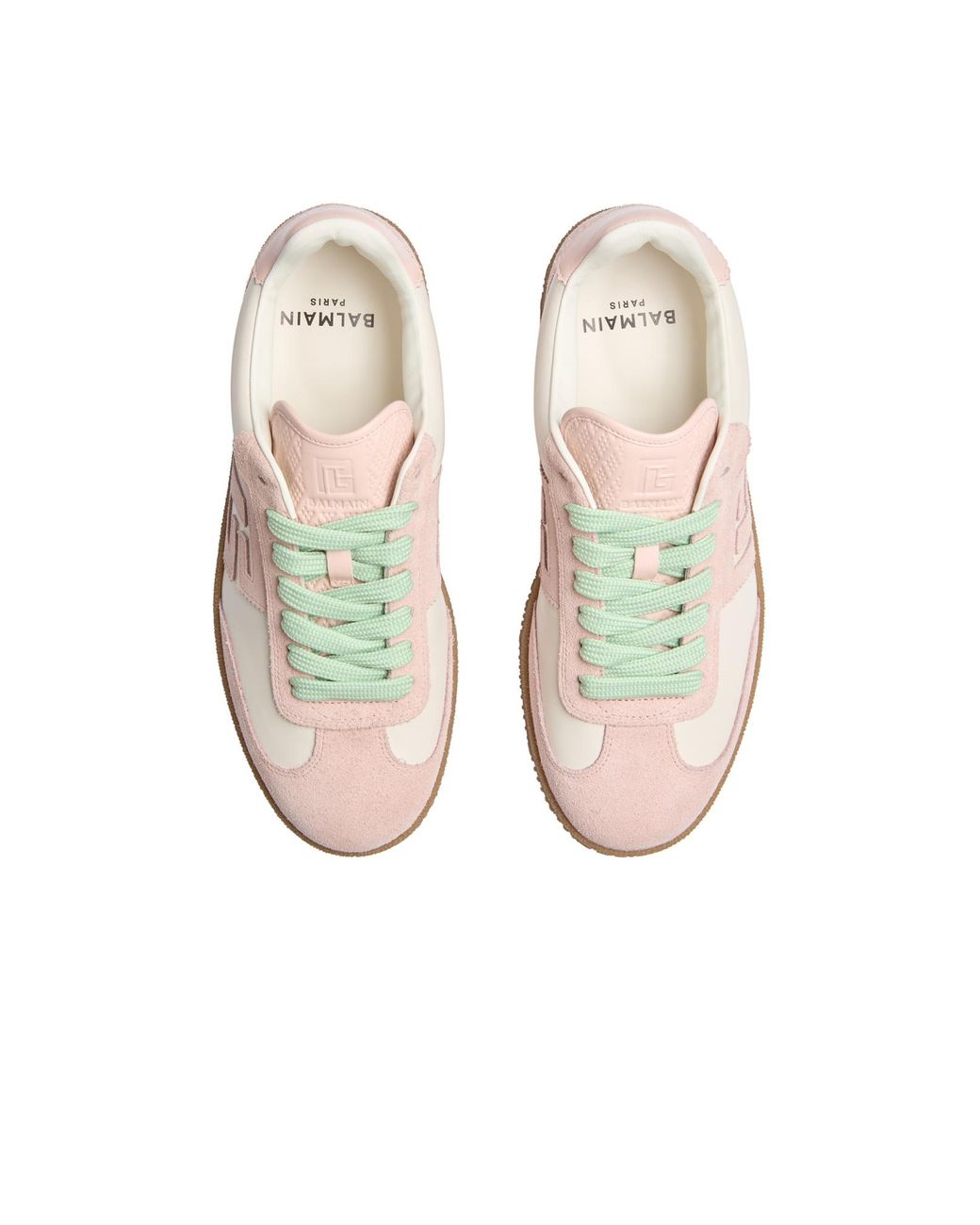 Balmain Pink Swan Trainers