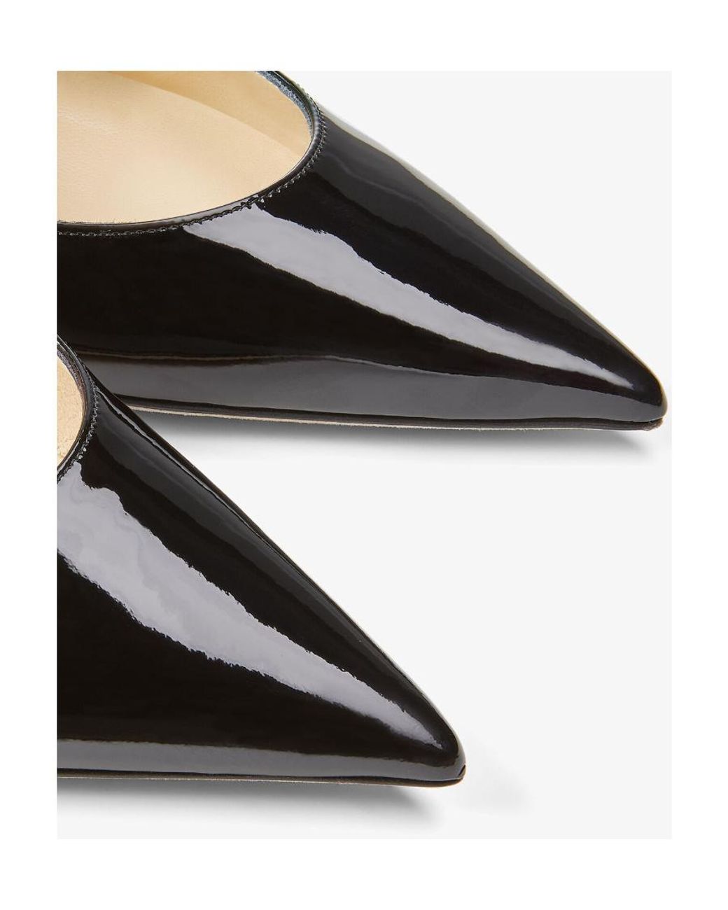 Jimmy Choo White Bing Embellished Heeled Pumps