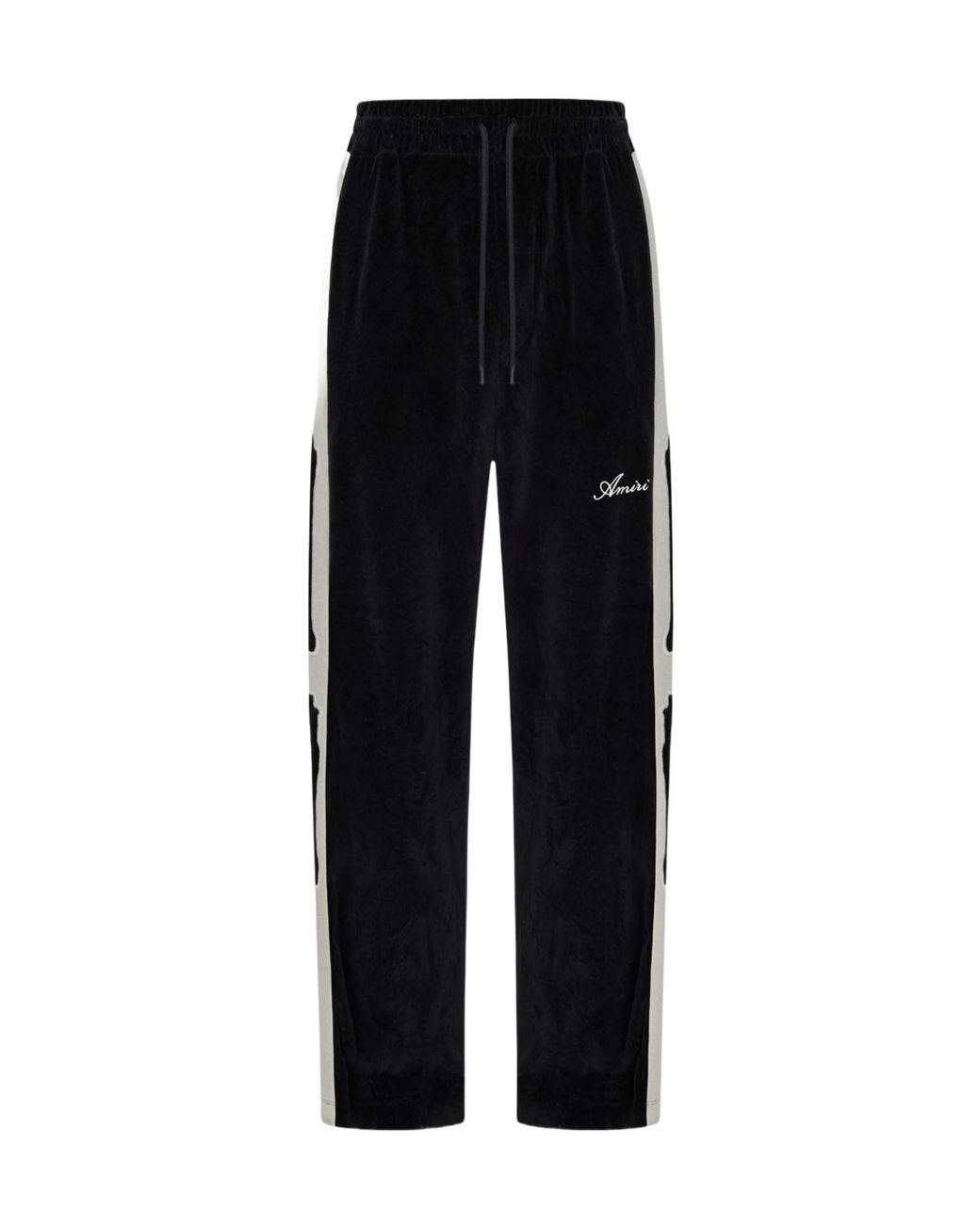 Amiri Black Bones Drawstring Track Pants for men