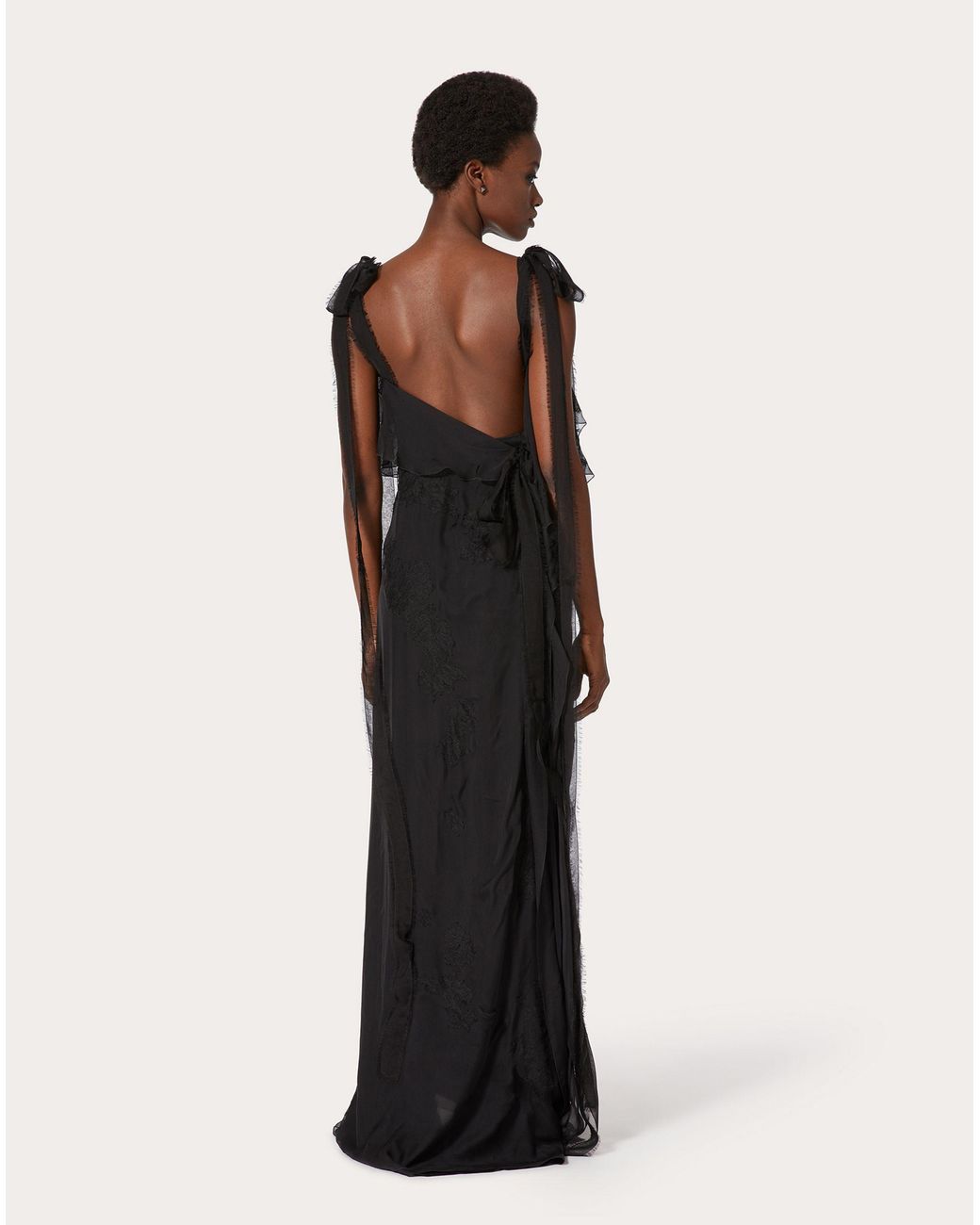 Valentino Black Sleeveless Dress