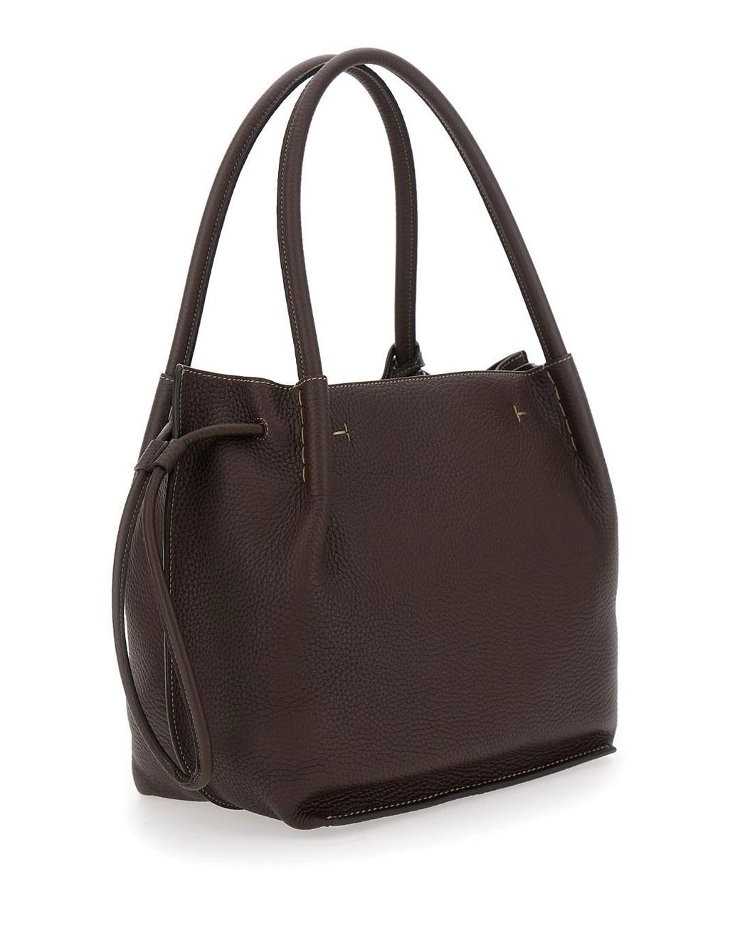 Tod's Brown Logo-Detailed Shoulder Bag