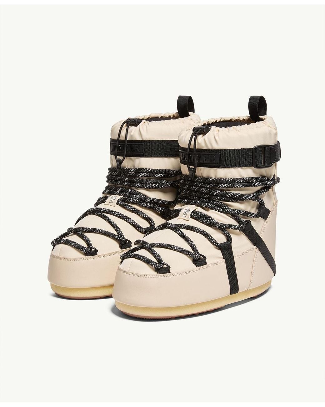 Moncler Natural Moon Boot X Grenoble Icon Low Snow Boot