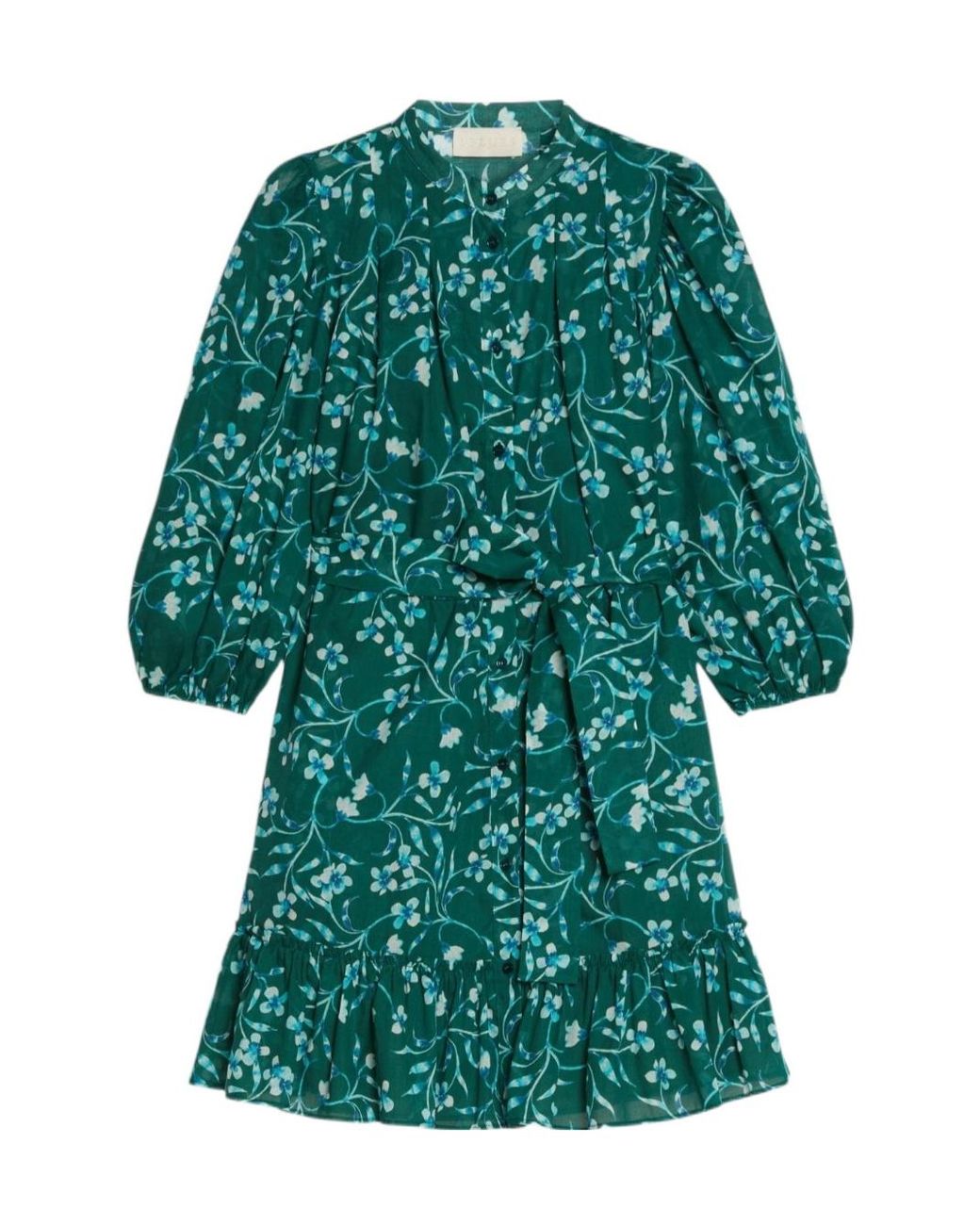 iBlues Green Printed Dress