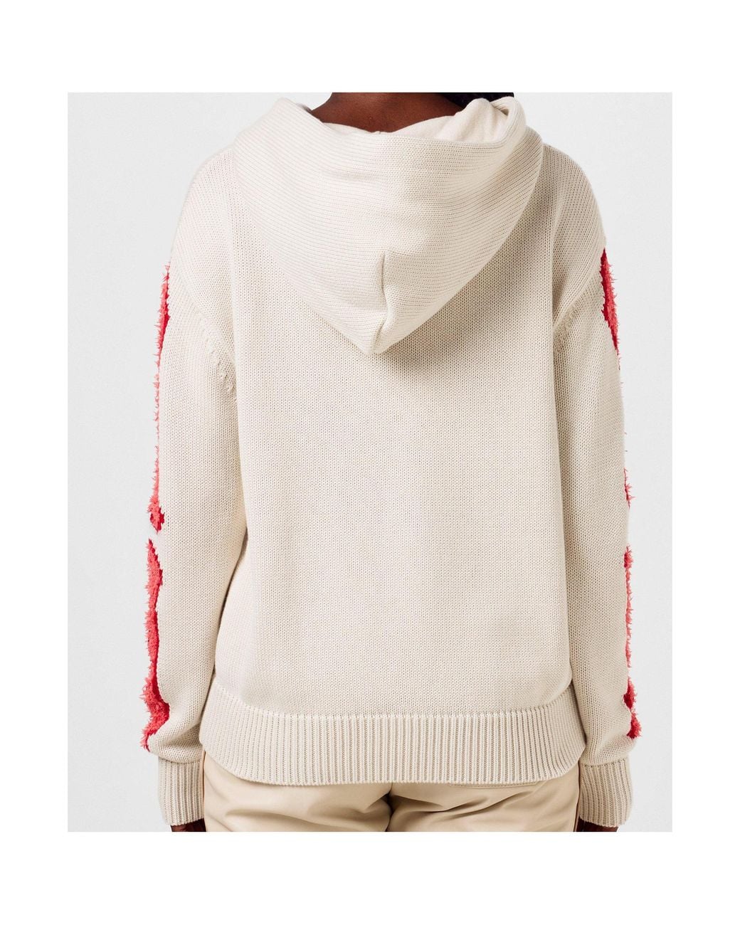 Amiri White Knitted Hoodie