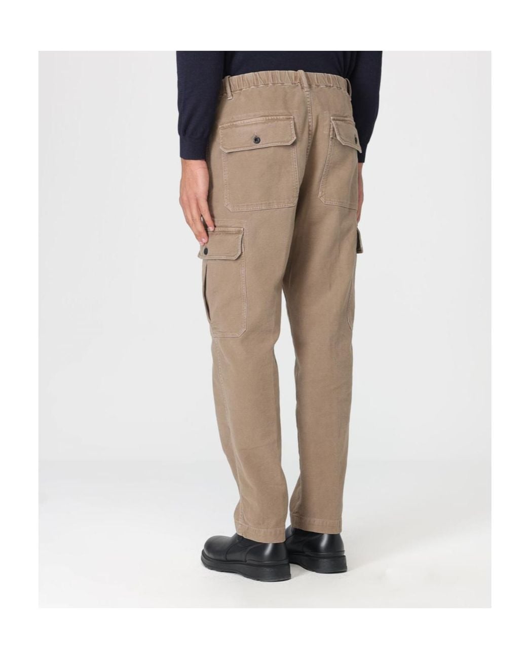 Incotex Blue Cargo Trousers for men