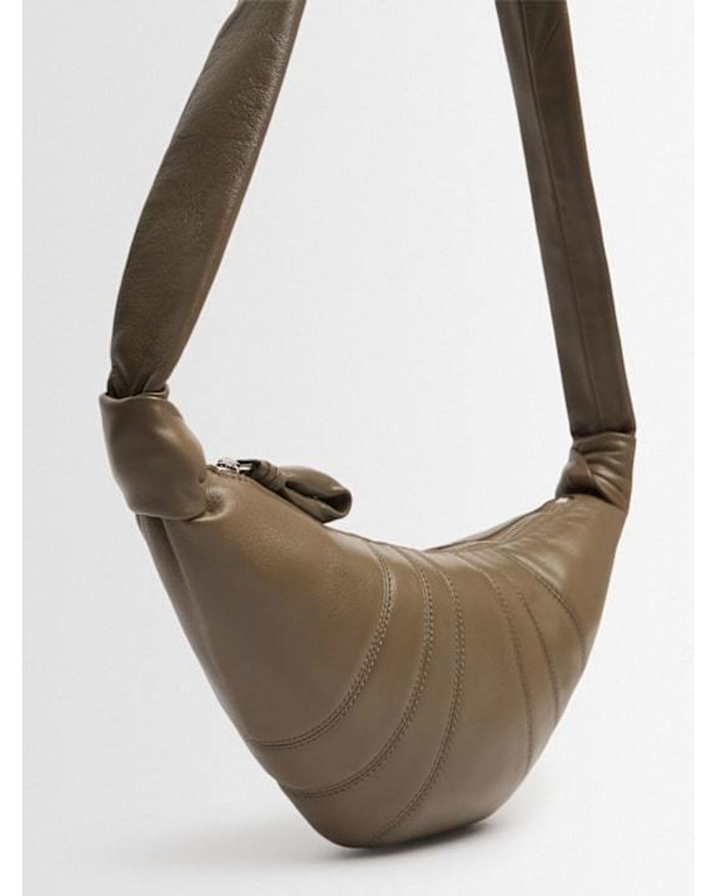 Lemaire Metallic Small Croissant Soft Nappa Shoulder Bag