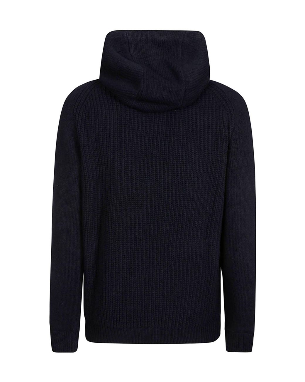 Herno Blue Infinity Reversible Drawstring Hooded Jacket for men