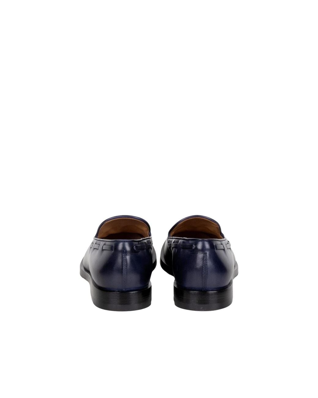 Fratelli Rossetti Blue Brera Tassel-Detail Leather Loafers