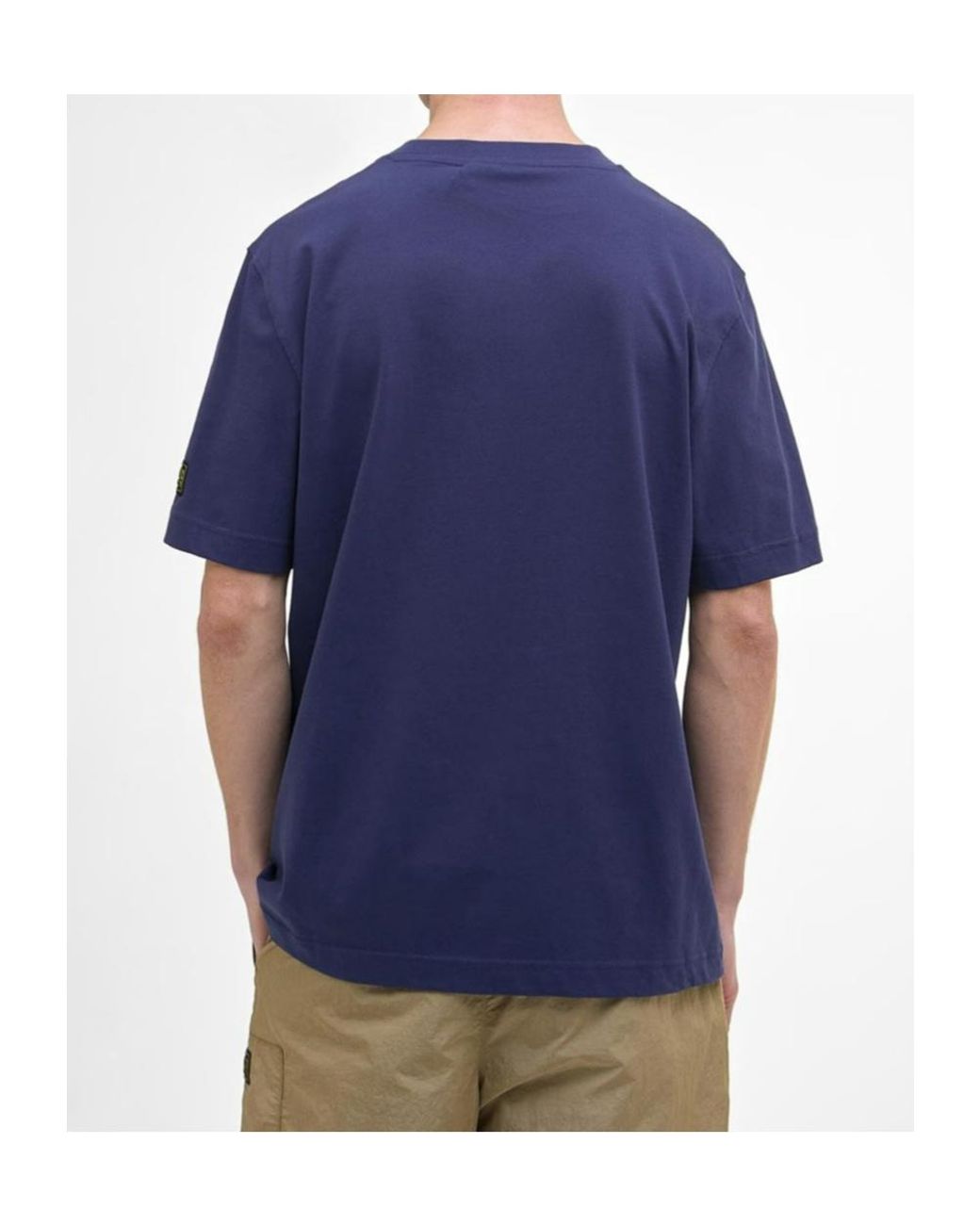 Barbour Blue Crew Neck T-Shirt for men