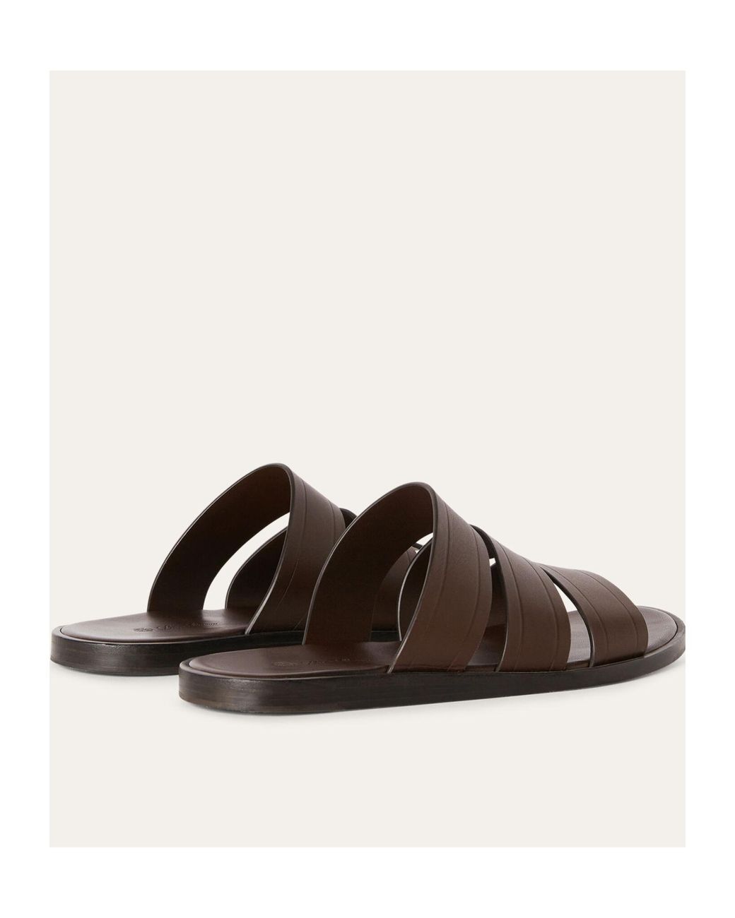 Loro Piana Brown Naha Slip-On Sandals for men