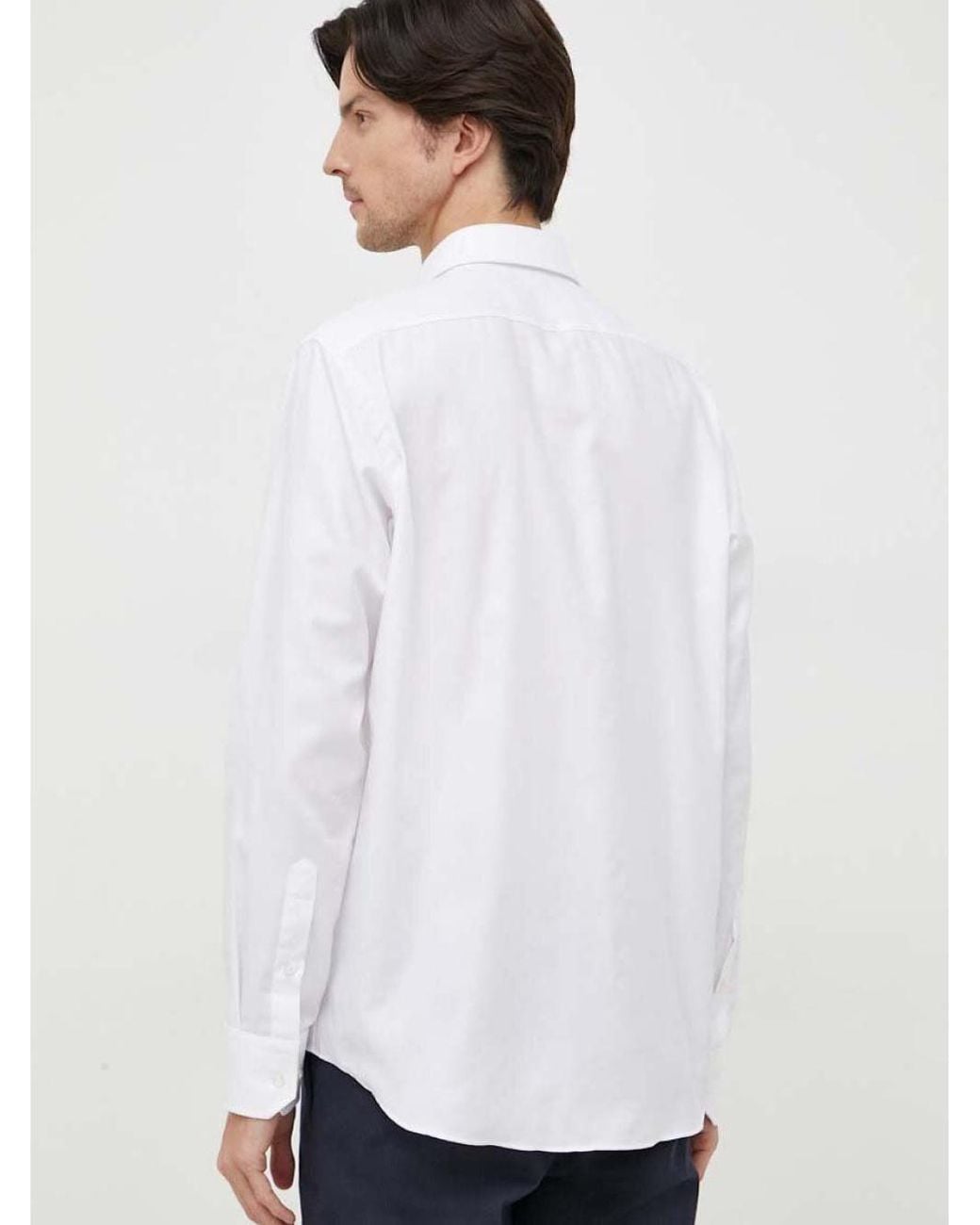 Boss White Long-Sleeved Shirt for men