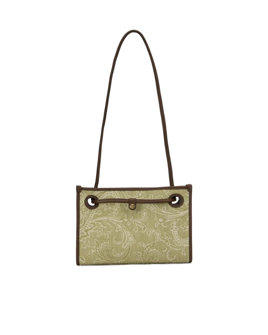 Etro Metallic Paisley Jacquard Tote Bag