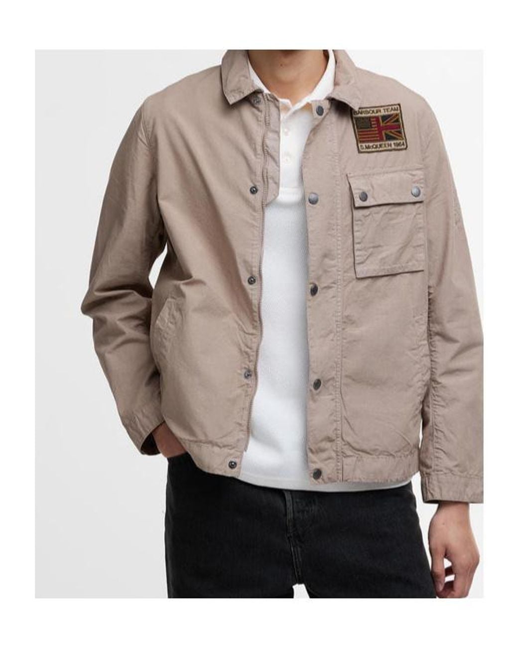 Barbour Multicolor Long Sleeved Buttoned Jacket for men