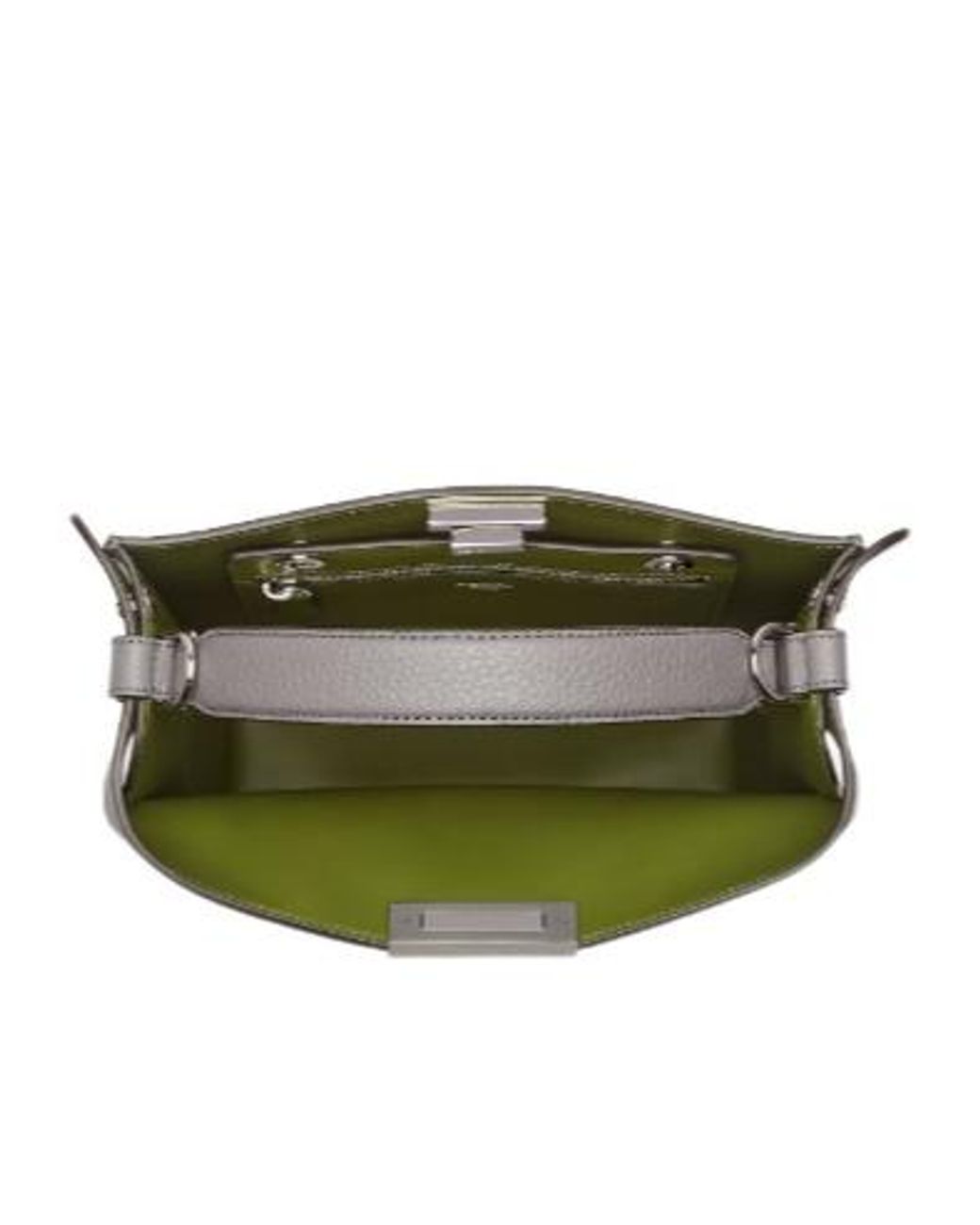 Fendi Gray Peekaboo X-Lite Small Tote Bag for men