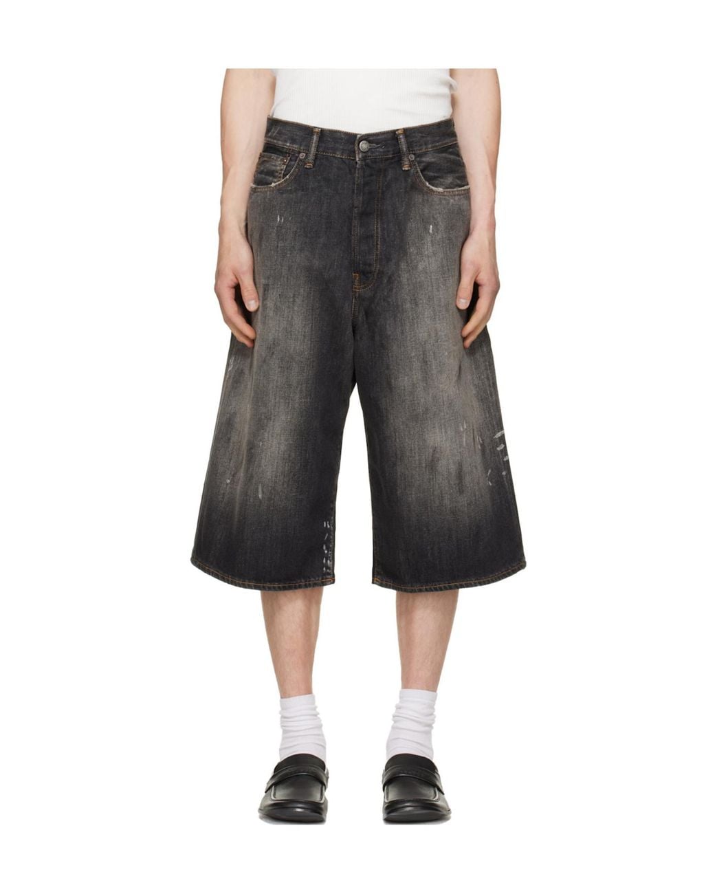 Acne Gray Multi-Pocket Jeans for men