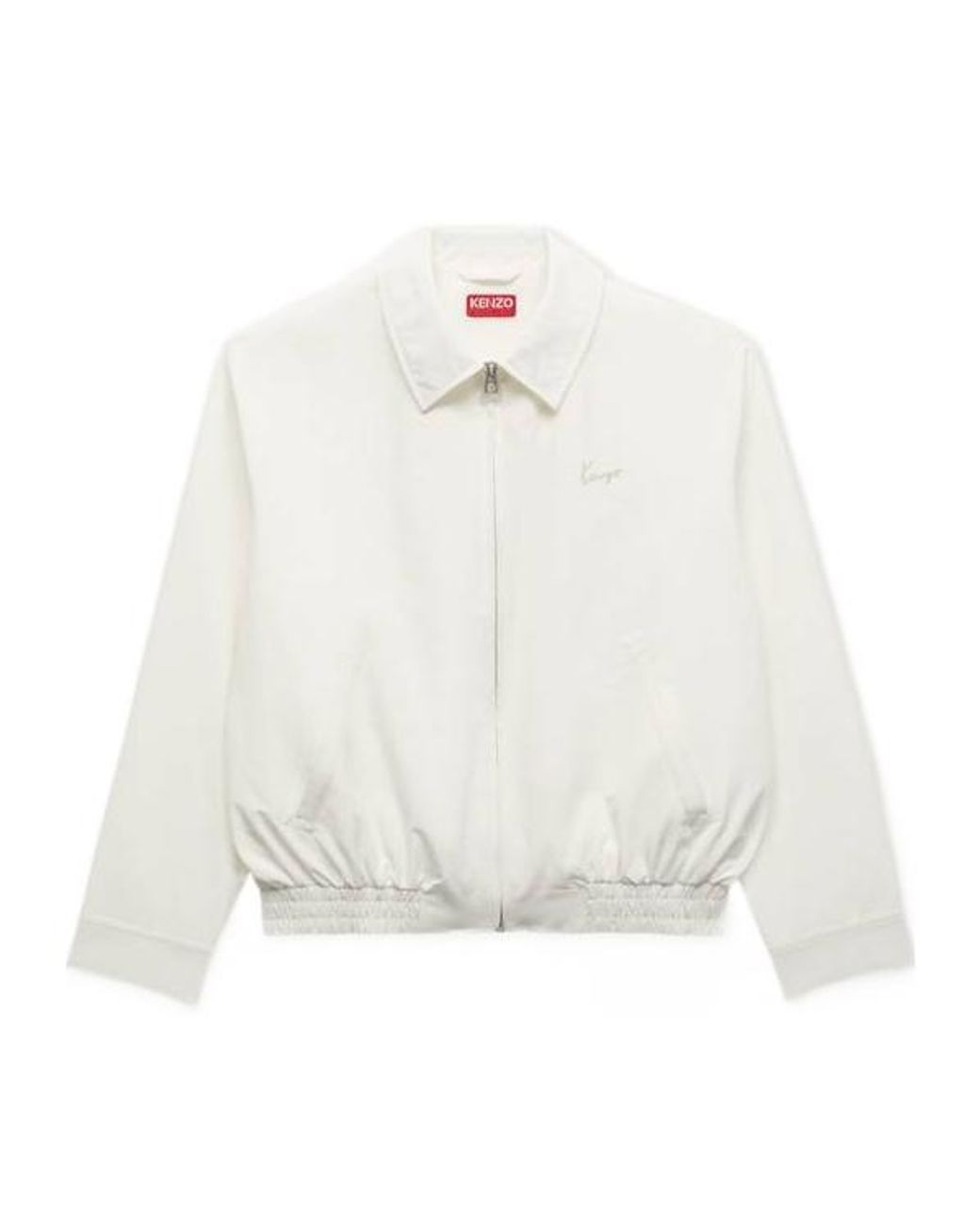 KENZO White Signature' Coach Jacket
