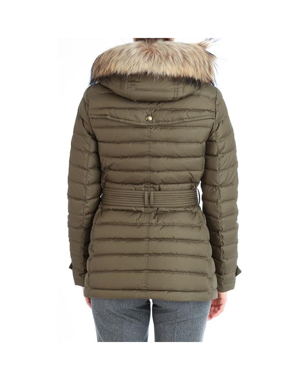 Burberry Green Hooded Cotton-Padded Suit