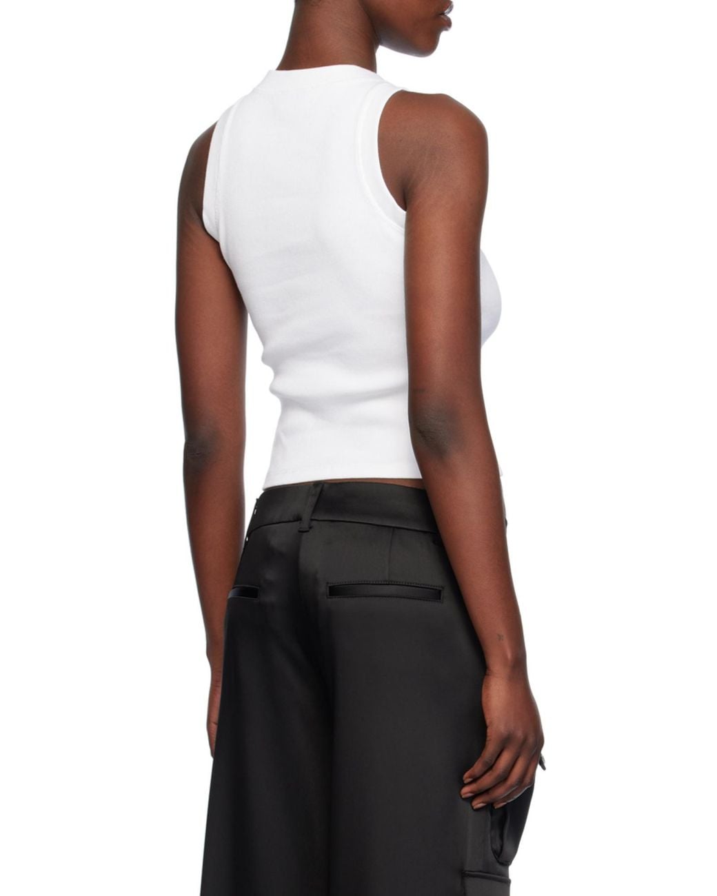 Off-White c/o Virgil Abloh White Crewneck Sleeveless Top