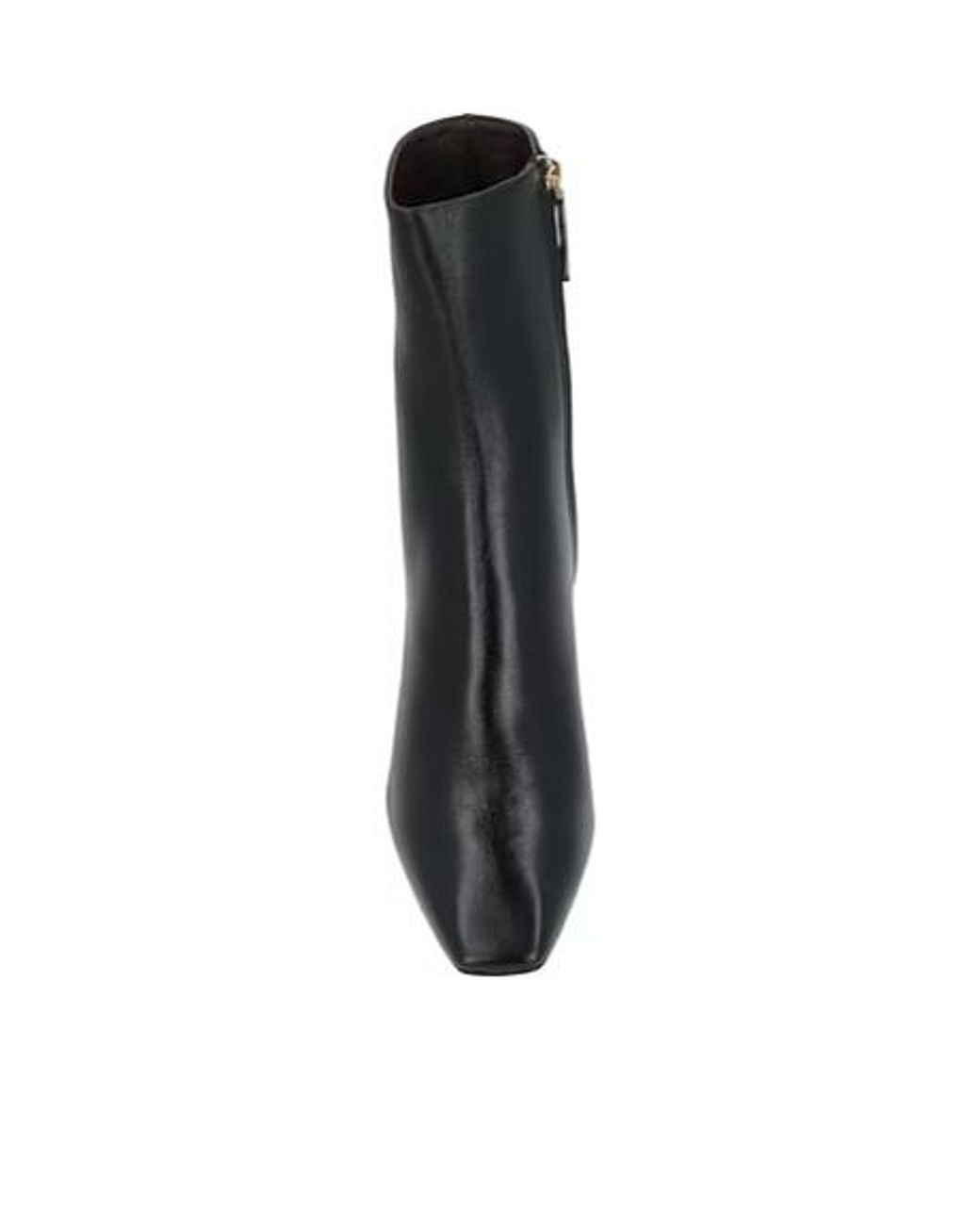Chloé Black Minimal Square-Toe Ankle Boots
