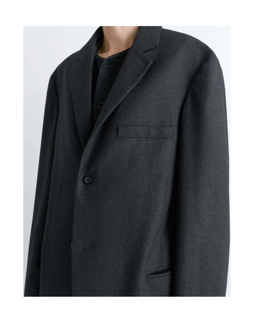 Lemaire Blue Single-Breasted Tailored Blazer for men