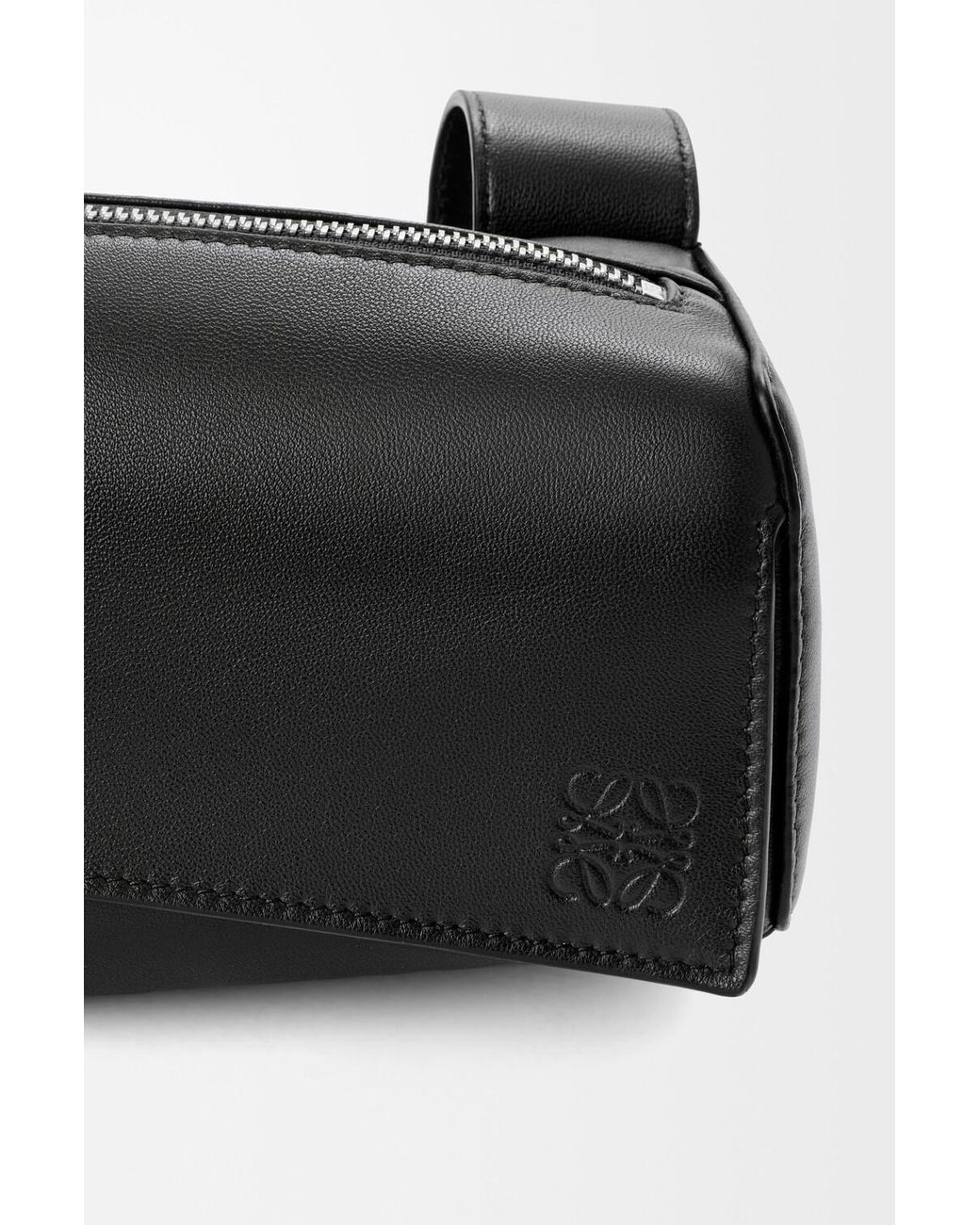 Loewe Black Puzzle Featherlight Crossbody Bag for men