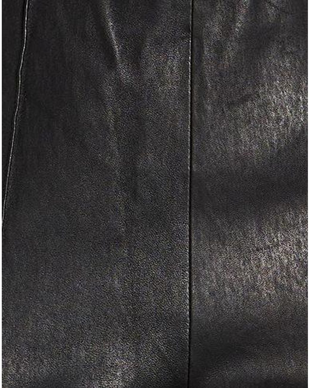 Rag & Bone Black Leather Trousers