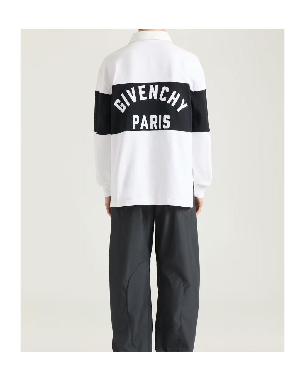 Givenchy Black Bicolor Polo for men