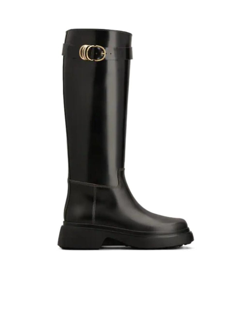 Tod's Black Chunky Boots