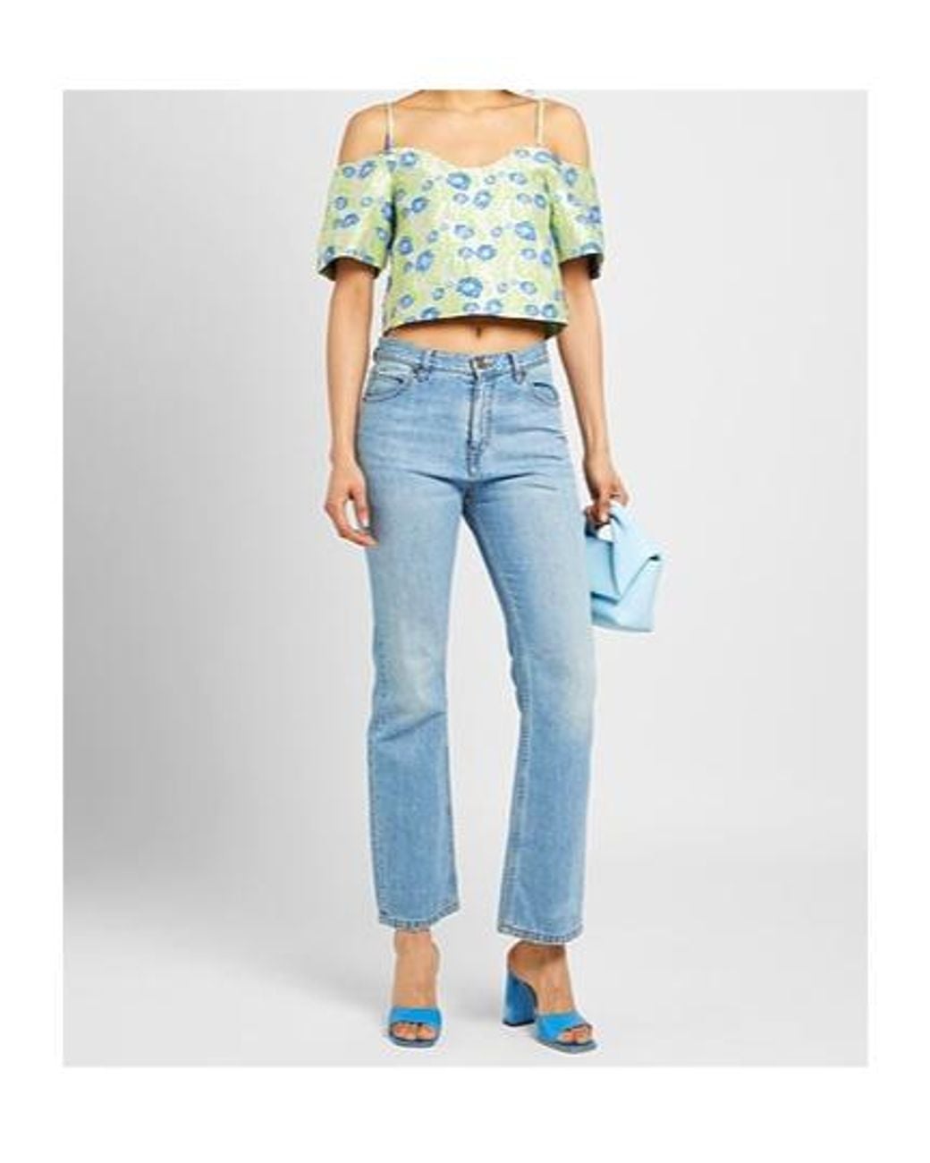 Ganni Blue Top