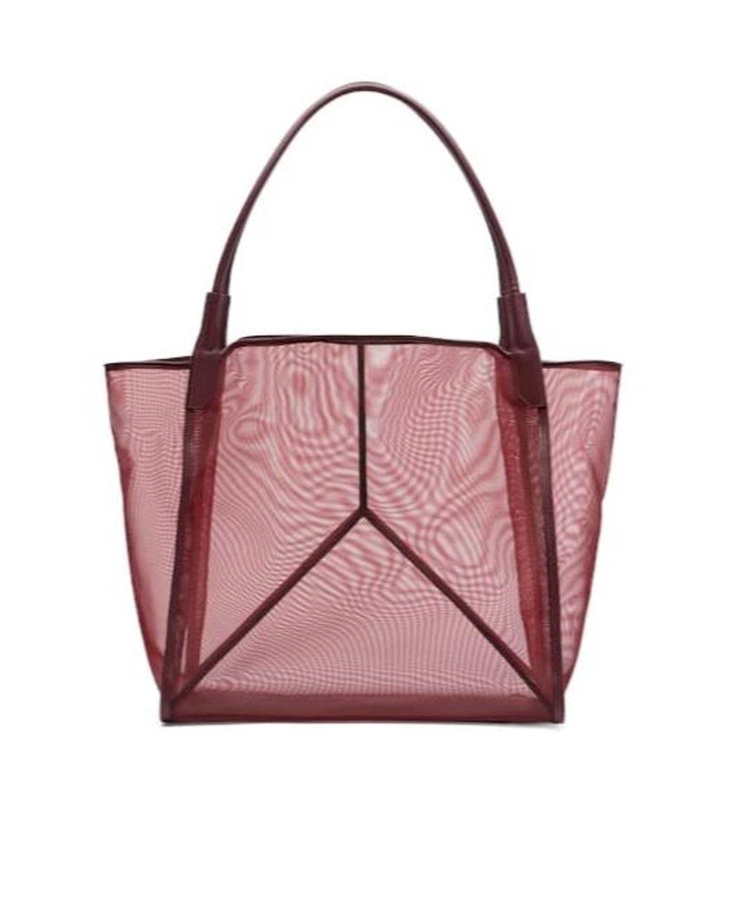 Victoria Beckham Pink Victoria Medium Mesh Tote Bag