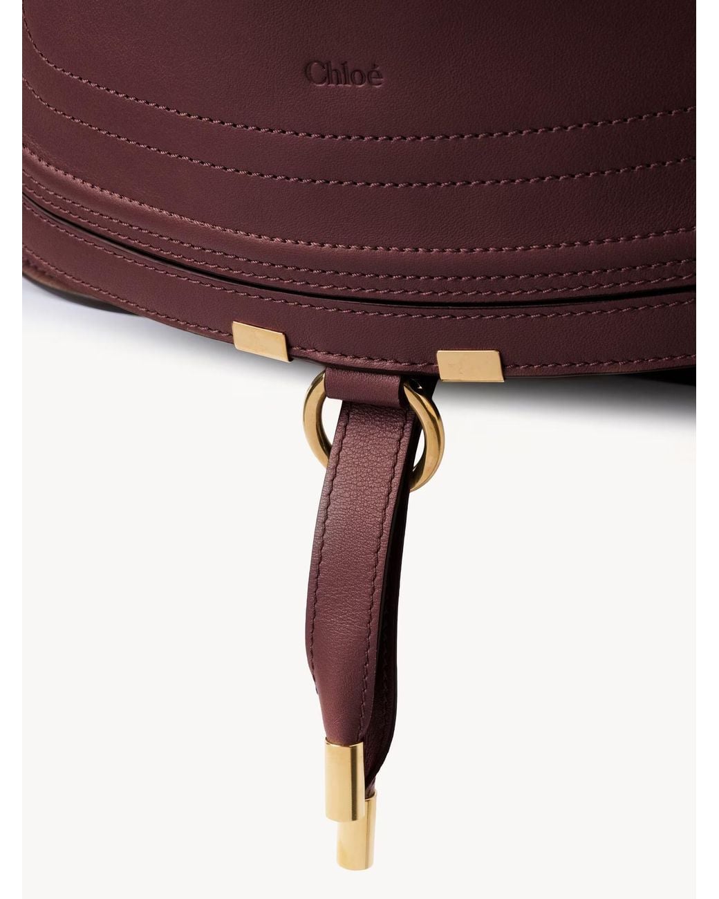 Chloé Red Chloé Marcie Medium Shoulder Bag