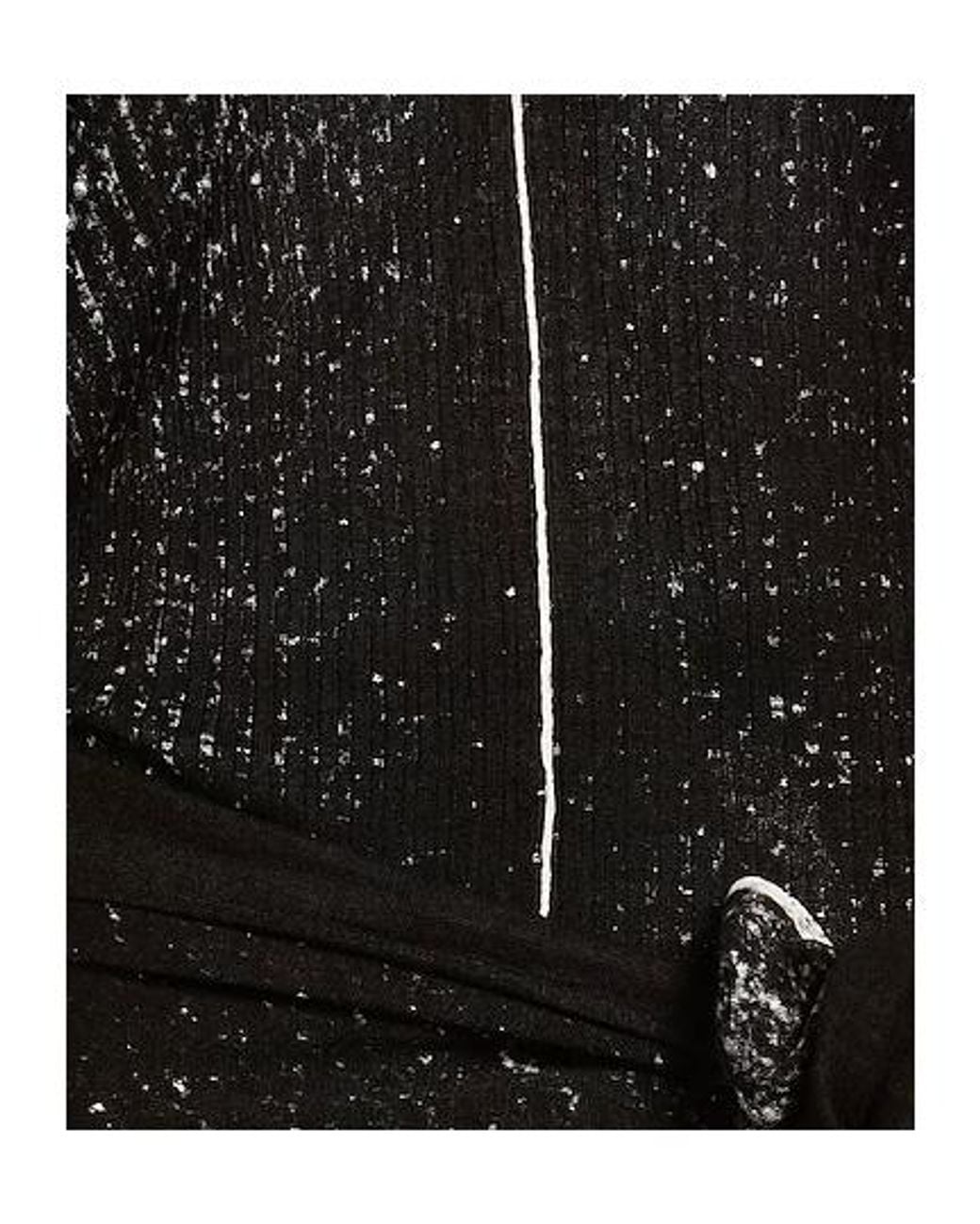 DIESEL Black Fitted Long Sleeve Dress