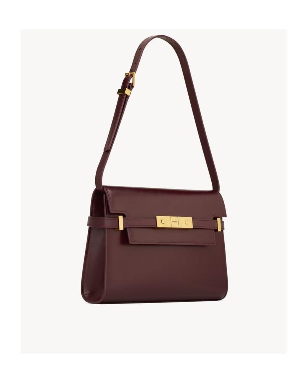 Saint Laurent Purple Manhattan Small Shoulder Bag