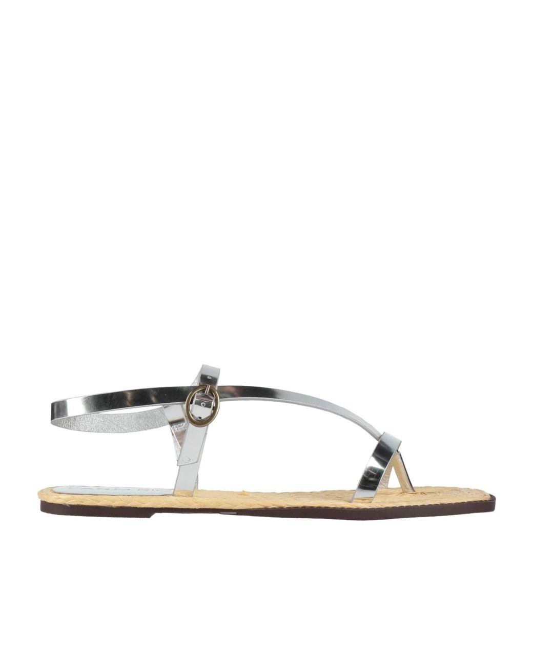 Farm Rio Metallic Leather Sandals