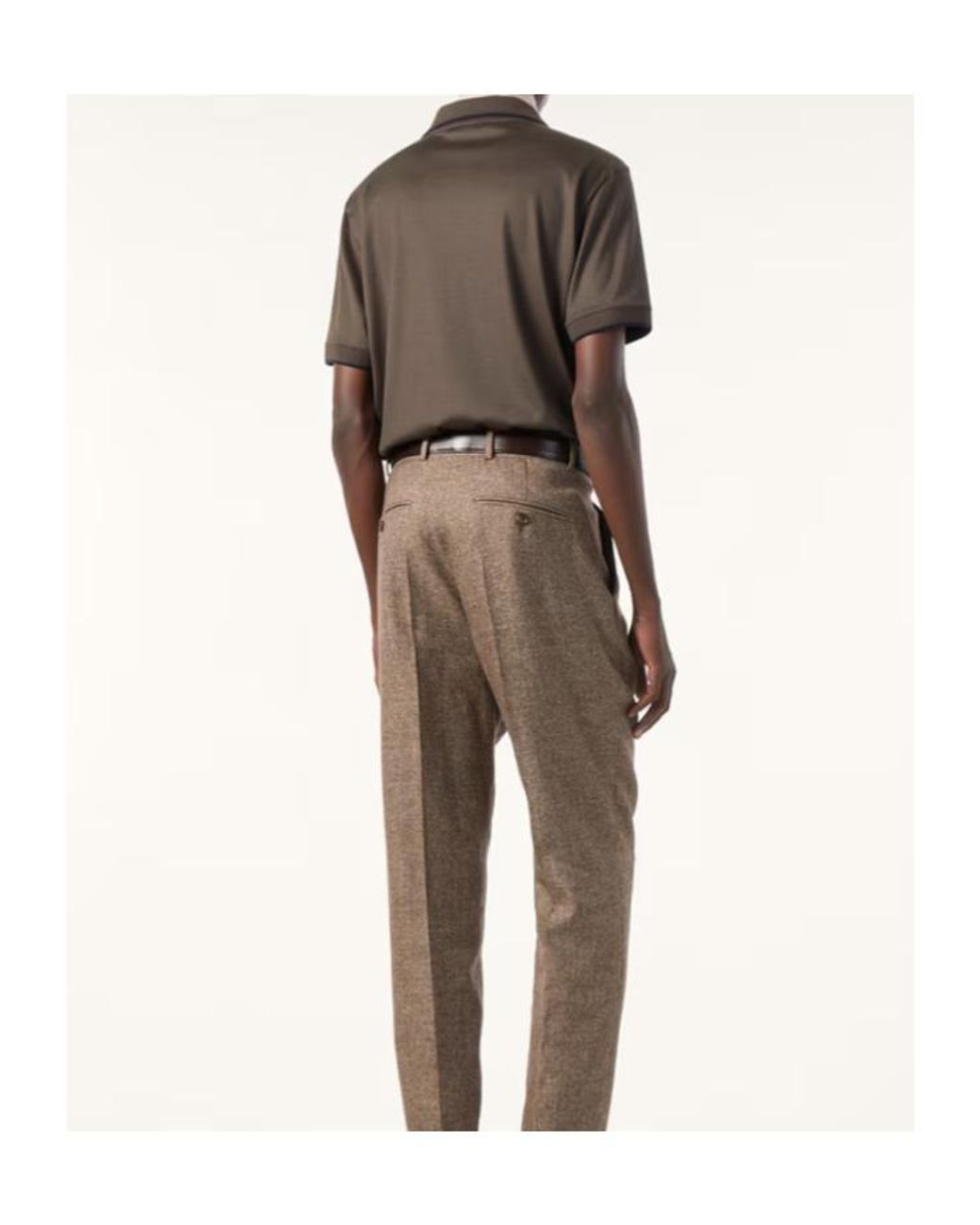 Loro Piana Brown Waitaki Polo Shirt for men
