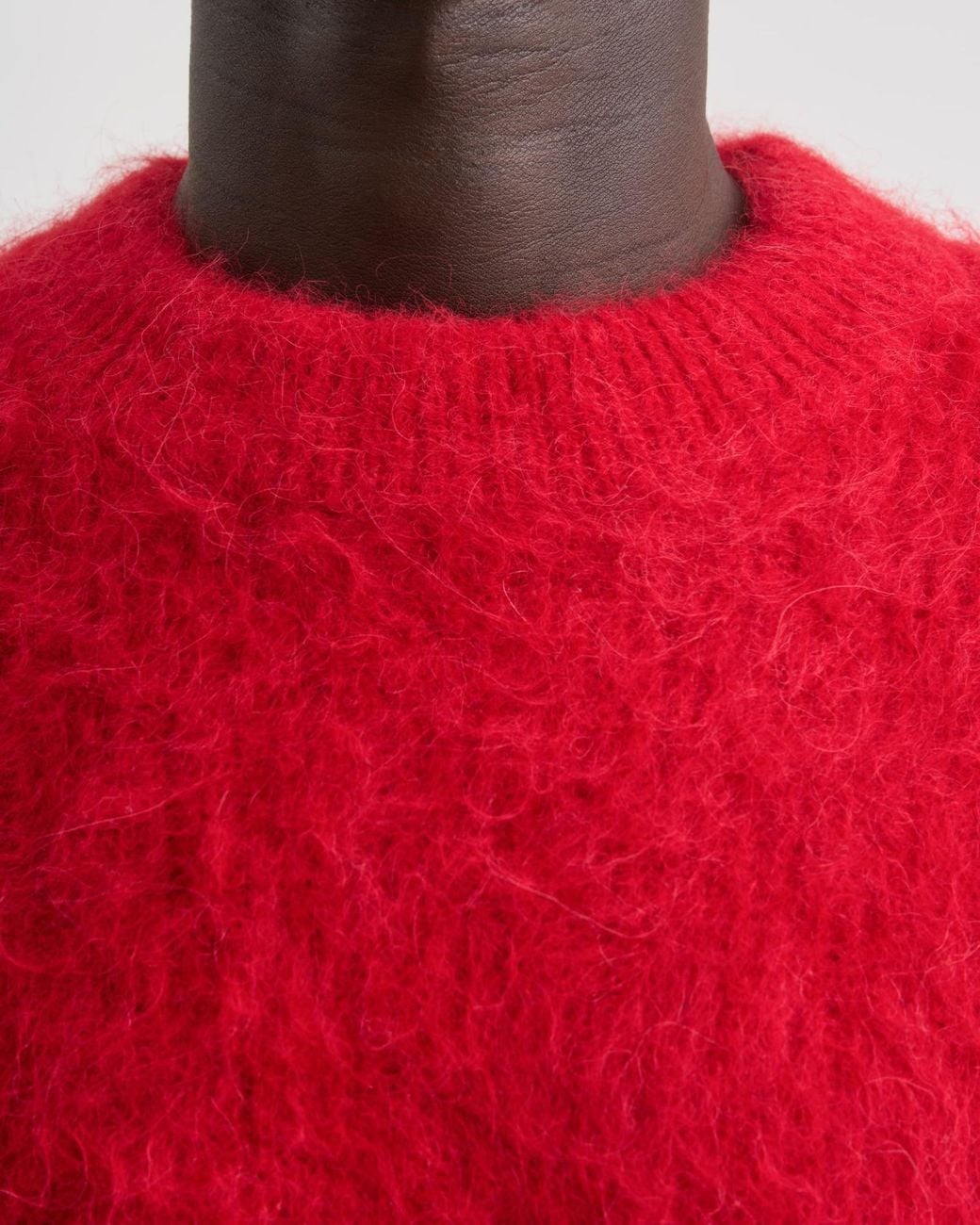 Séfr Red Crew-Neck Long-Sleeve Knit Top for men