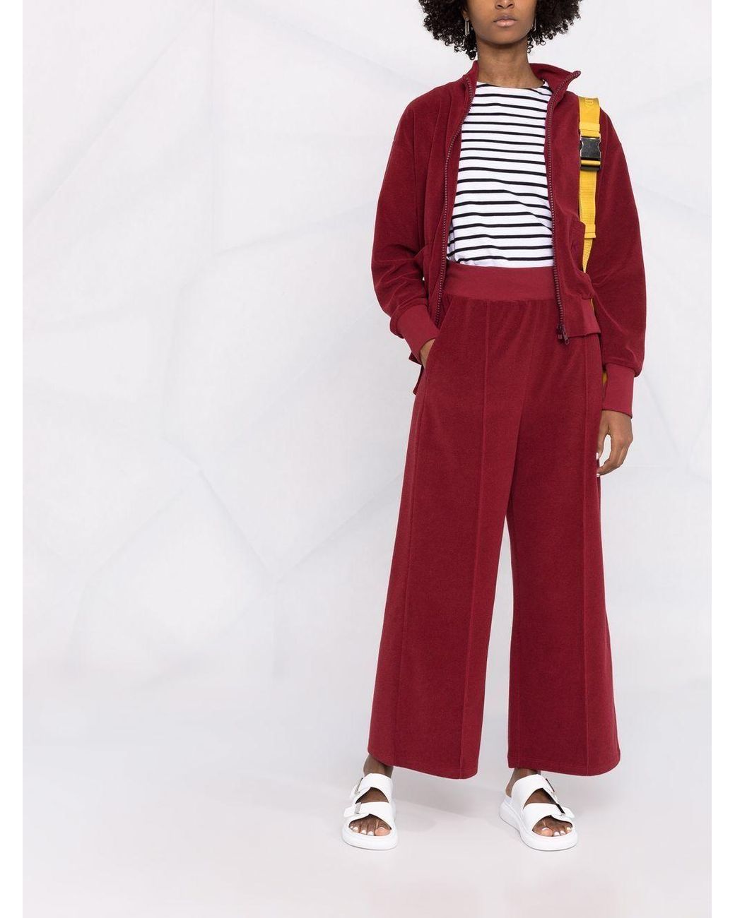 KENZO Red Wide-Leg Pants