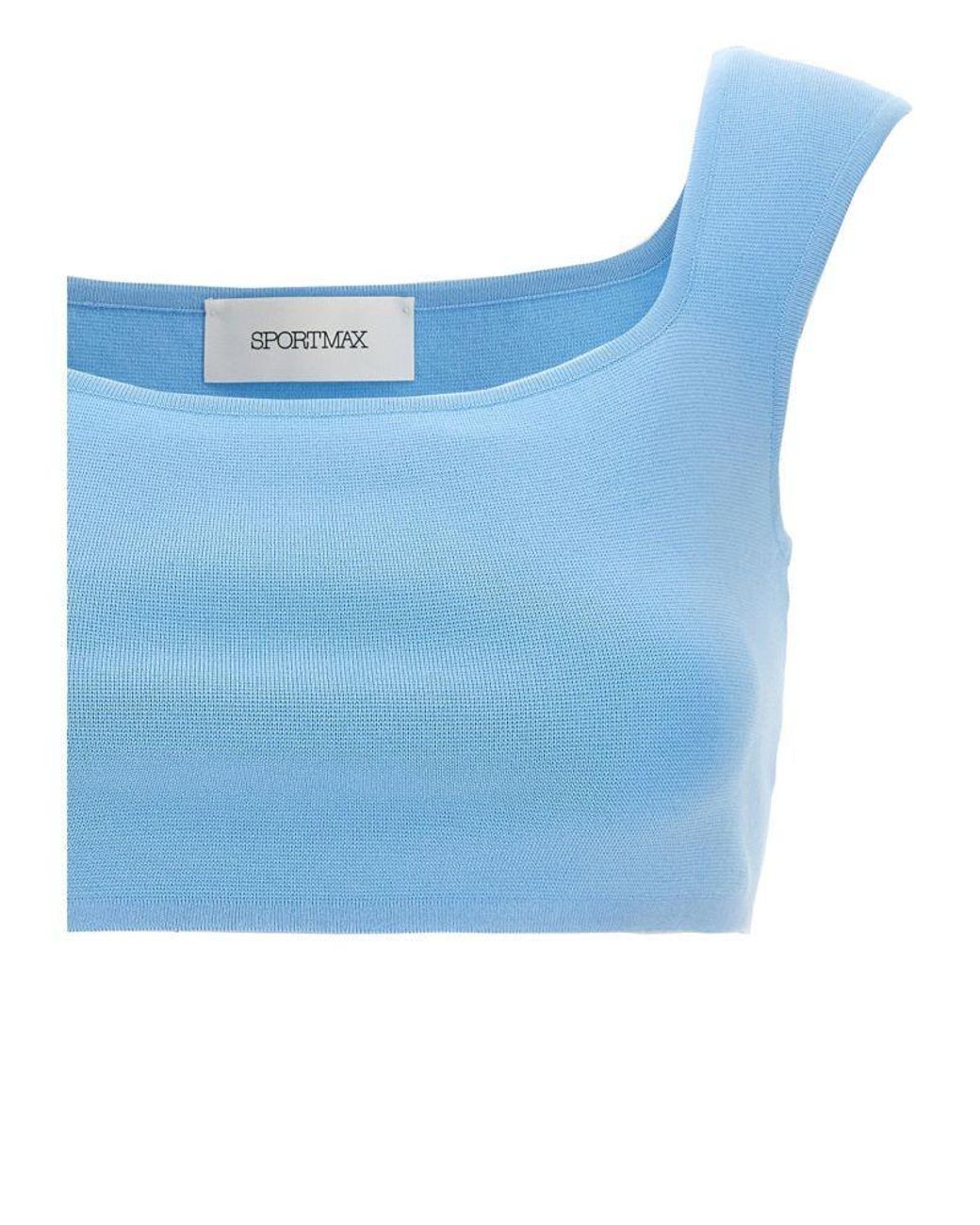 Sportmax Blue Knit Vest