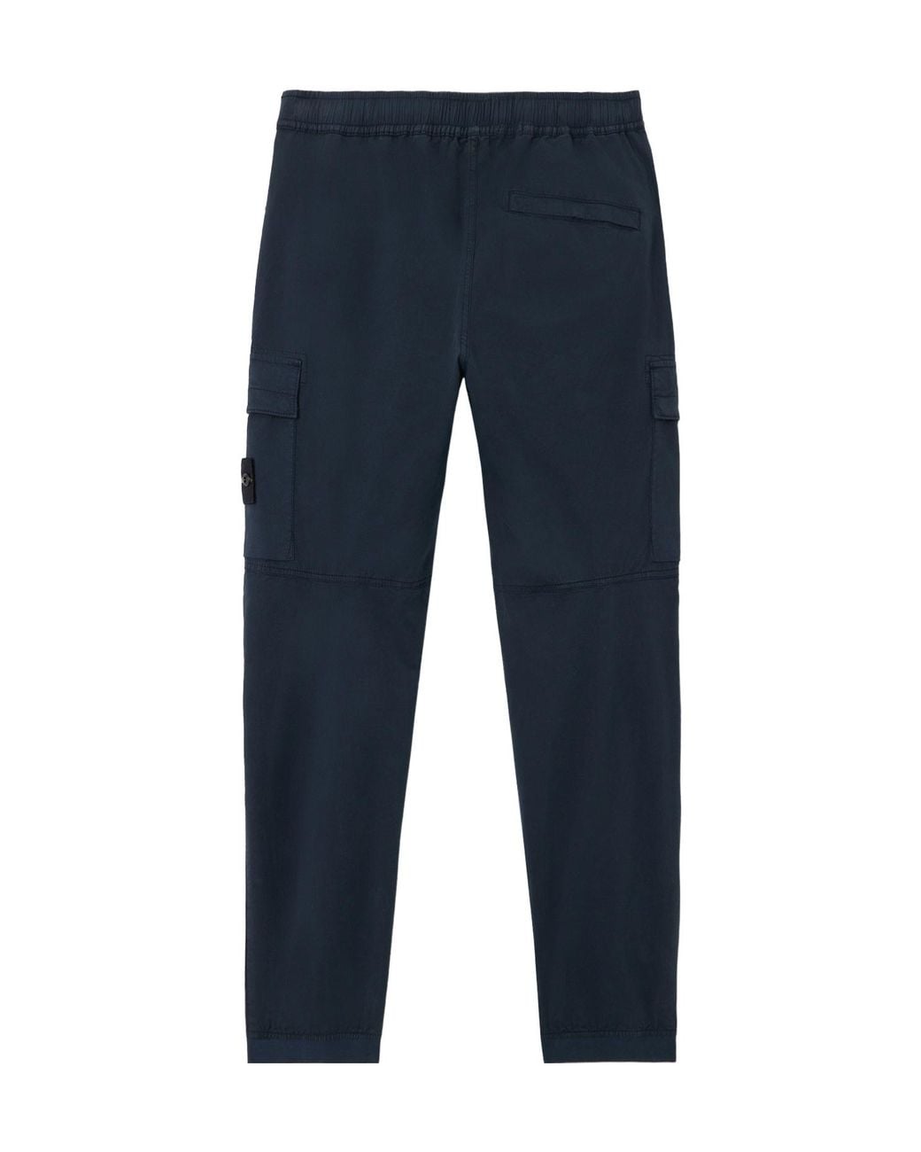 Stone Island Blue Regular Tapered Fit Cargo Trousers for men